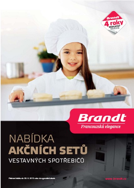 Akční sety vestavných spotřebičů Brandt 2015